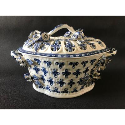 Pot-pourri En Porcelaine De Worcester