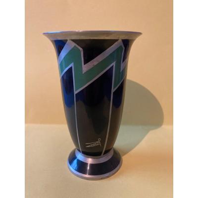 Art Deco Dinanderie Vase