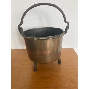 Cauldron Pot Tripod Haute Epoque Folk Art