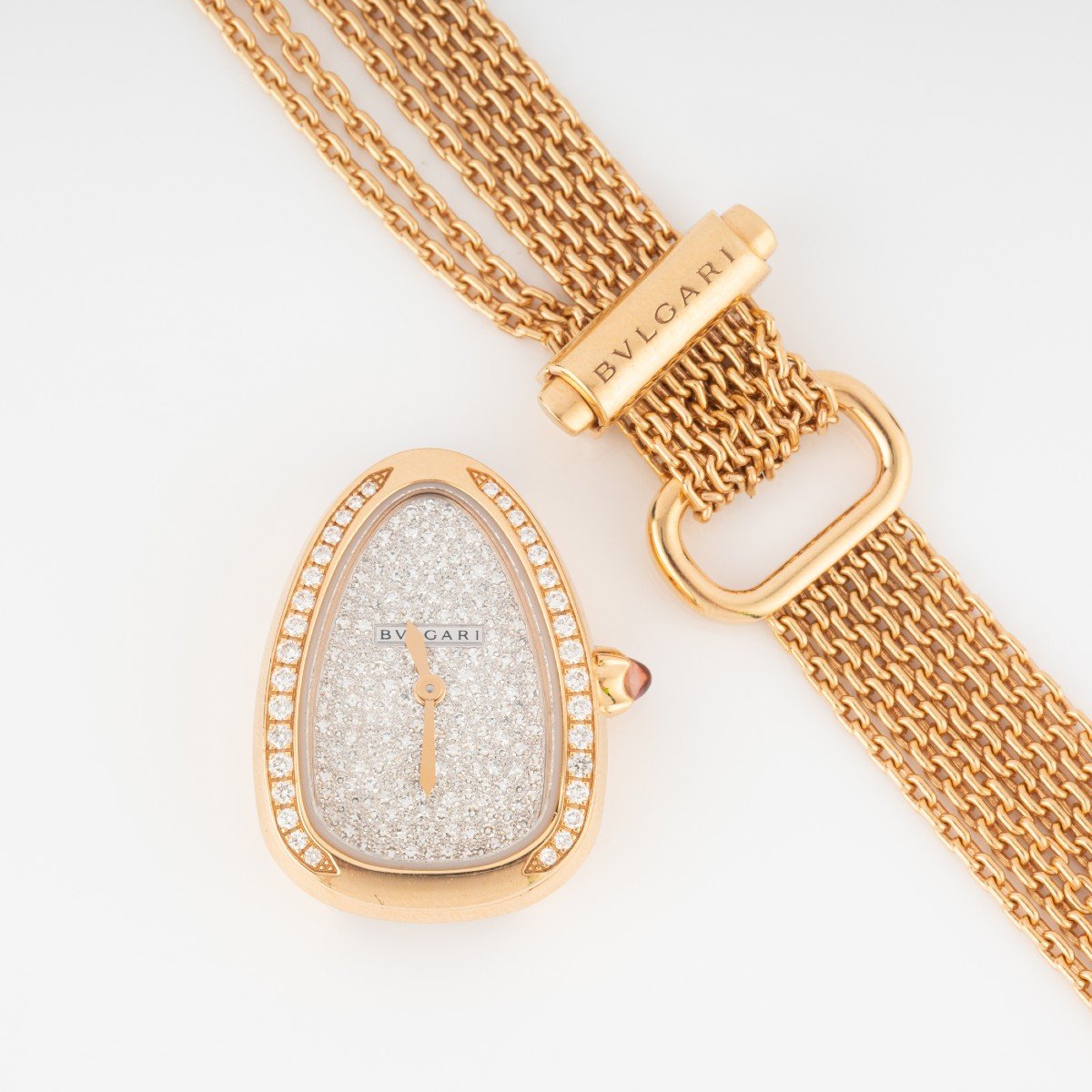 Bvlgari Collection Serpenti Watch In Rose Gold-photo-4