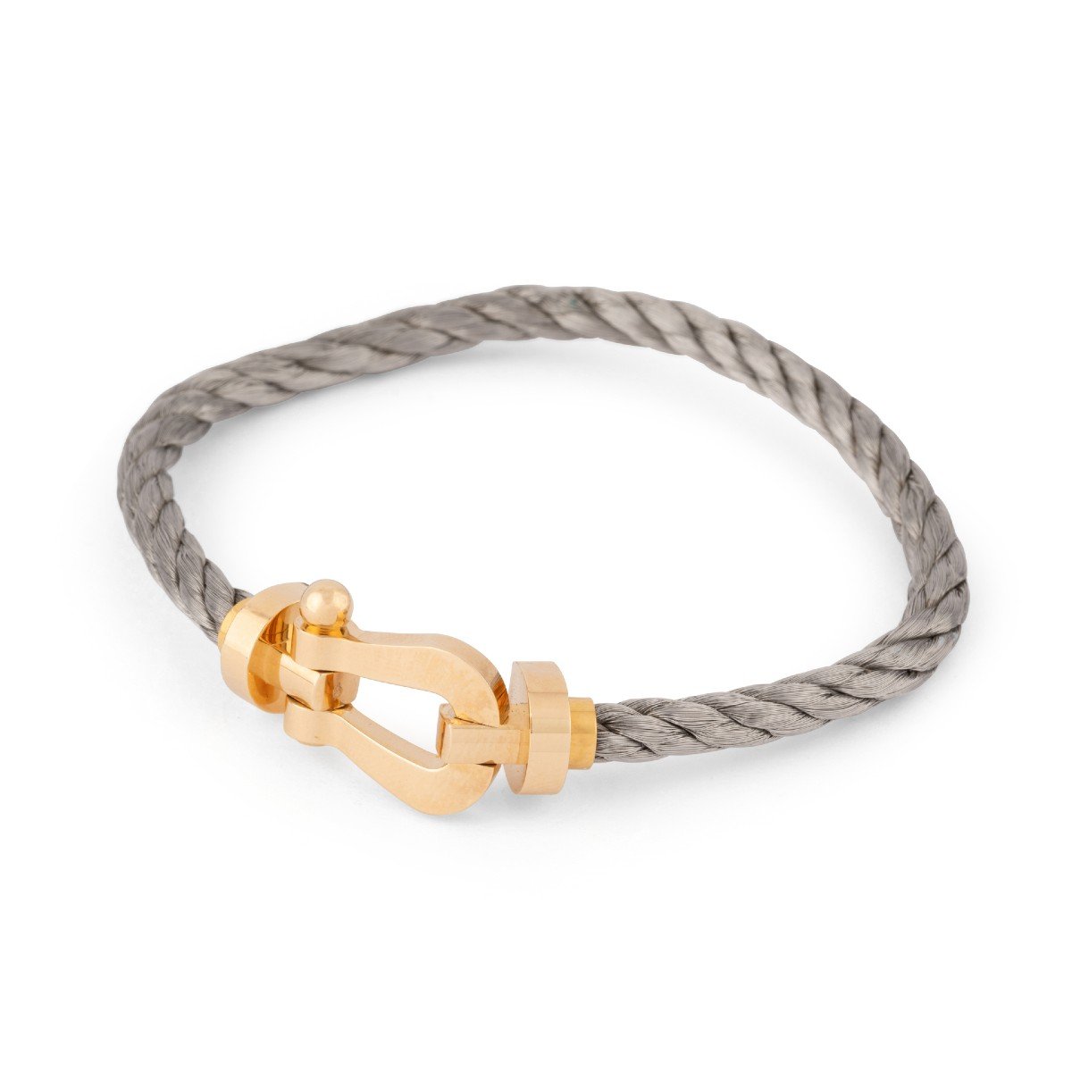 Fred Force 10 Bracelet In Gold And Steel-photo-4