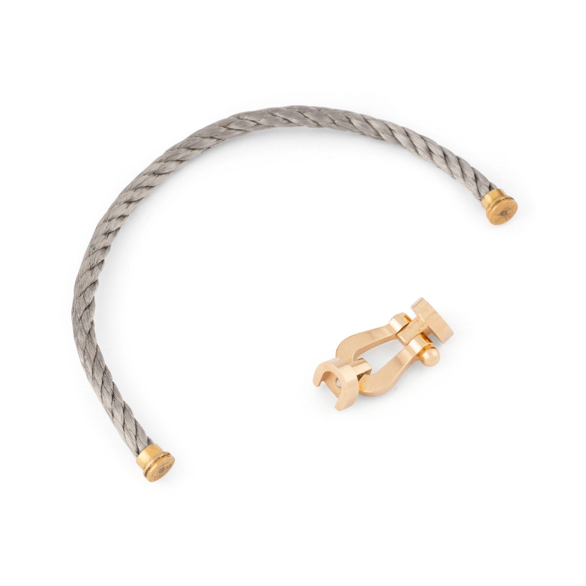 Fred Force 10 Bracelet In Gold And Steel-photo-3