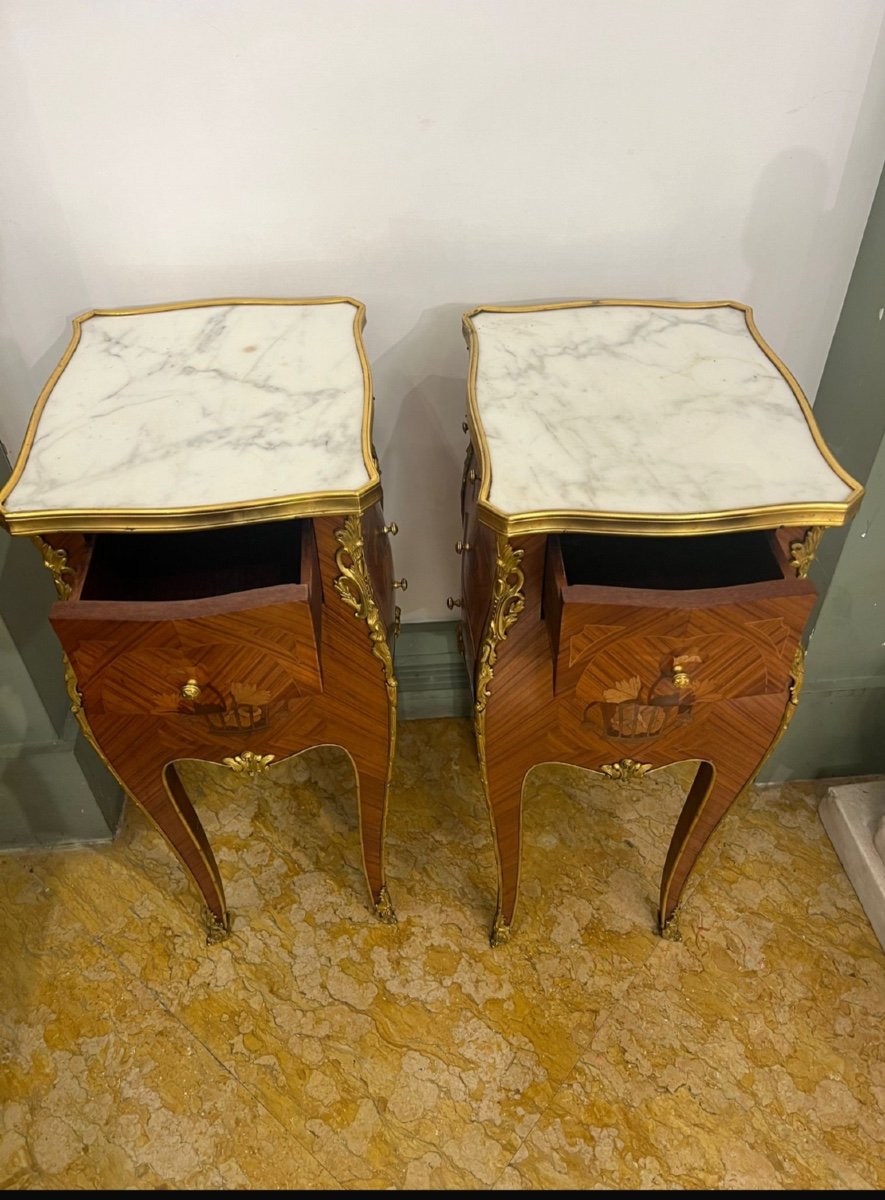 Pair Of Napoleon III Bedside Tables-photo-3