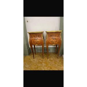 Pair Of Napoleon III Bedside Tables