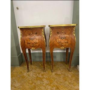 Pair Of Napoleon III Bedside Tables