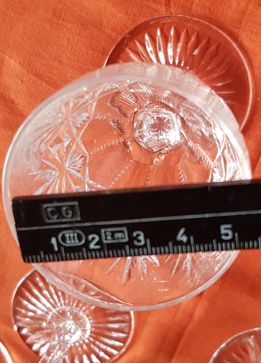 Lot 13 Verres En Cristal St. Louis Modèle Gavarni-photo-5