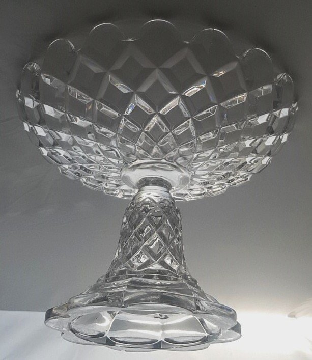 Cup On Foot In Molded Glass Baccarat Mod. Deposé-photo-3