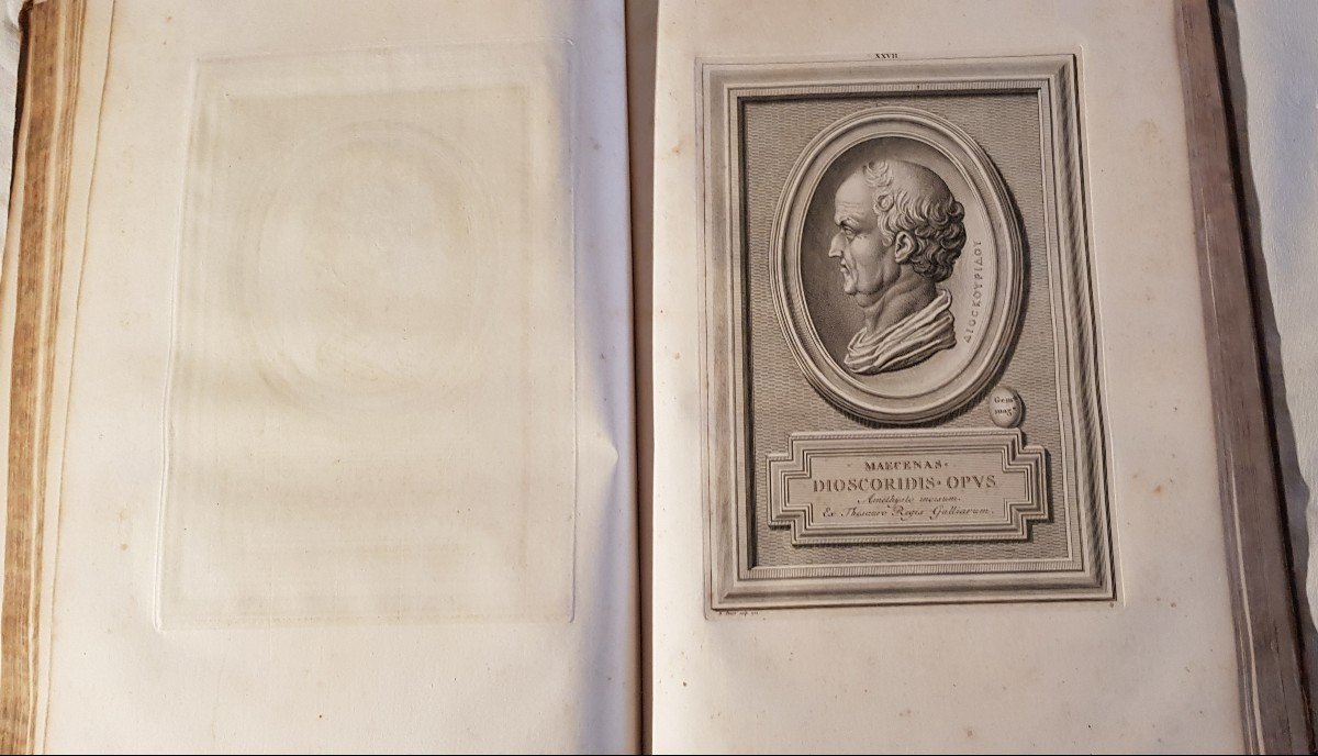 B. Picart - P. Von Stosch Pierres Antiques Gravees 1724 First Edit. Bilingual French/latin-photo-1