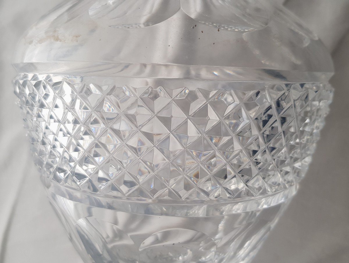 Medicis Vase In Cut Crystal-photo-1