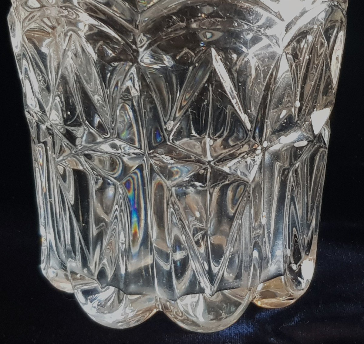 Carafe Ancienne Fin XIX S Cristal Le Creusot-photo-2