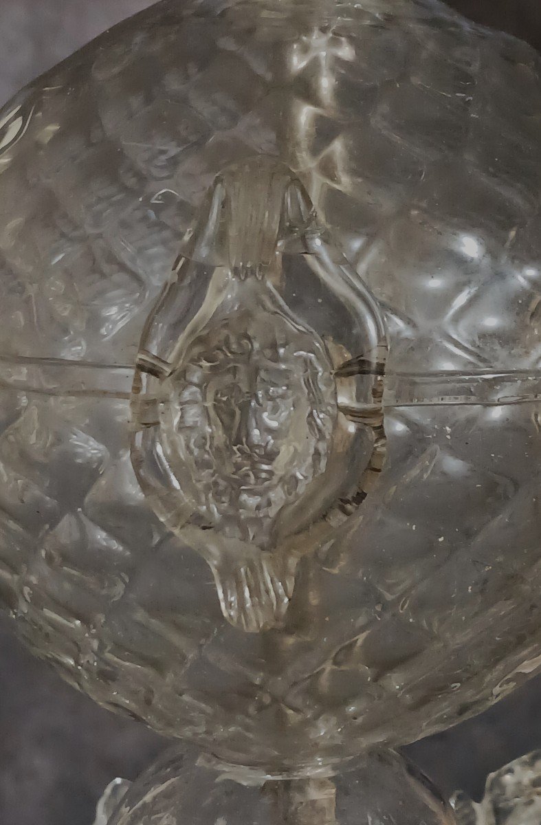 Antique Ca Rezzonico Chandelier In Blown Murano Glass-photo-1