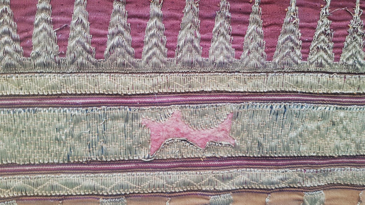 Ancien Tissu Tapis Sarong-photo-1