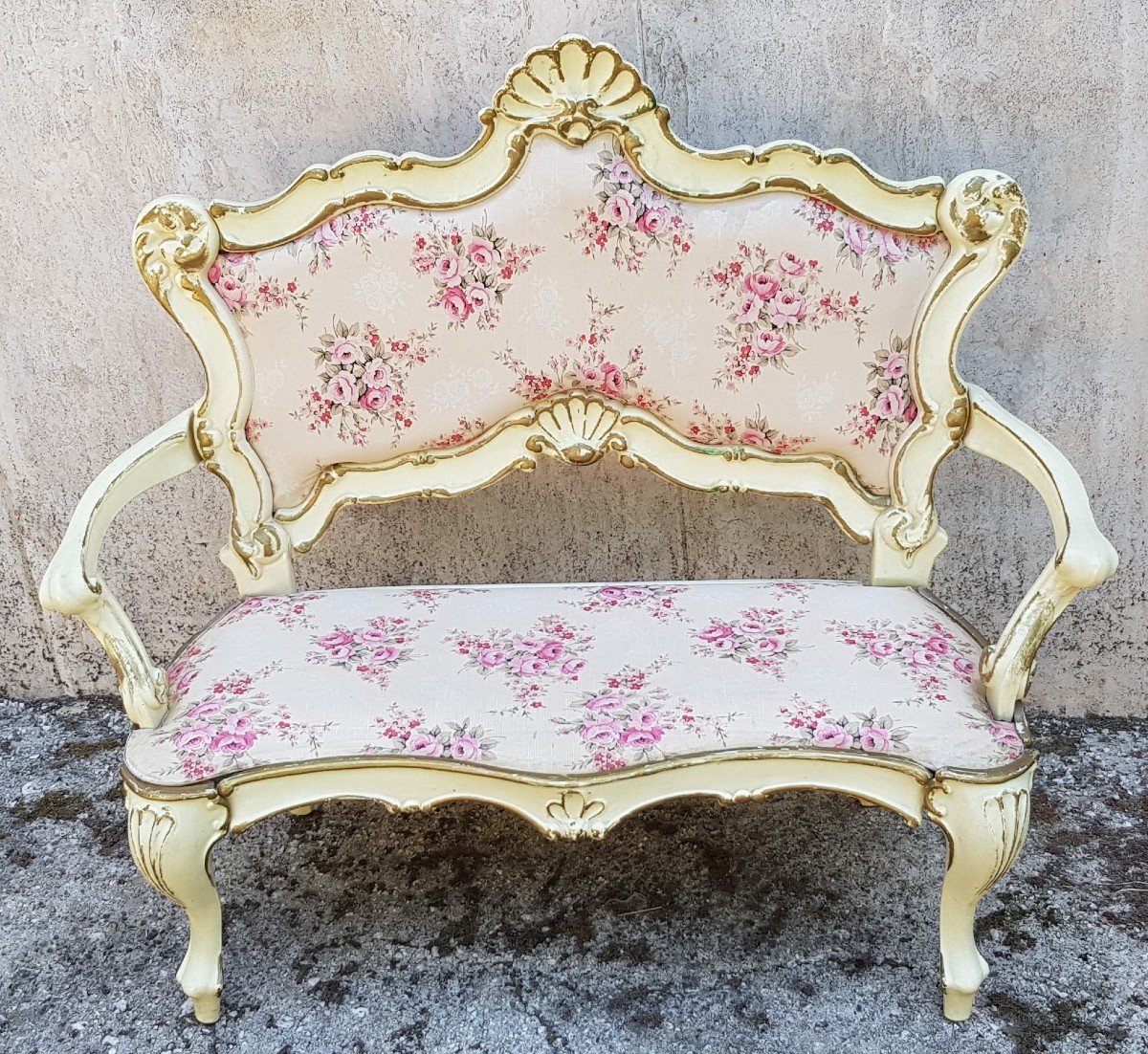 Miniature Living Room Louis XV Style Toy Furniture For Children In Plastic 1960s Canova Italy-photo-1