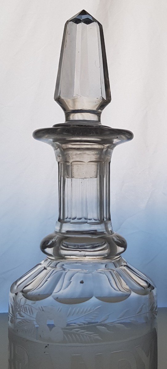 Old Brandy Crystal Liqueur Bottle-photo-2