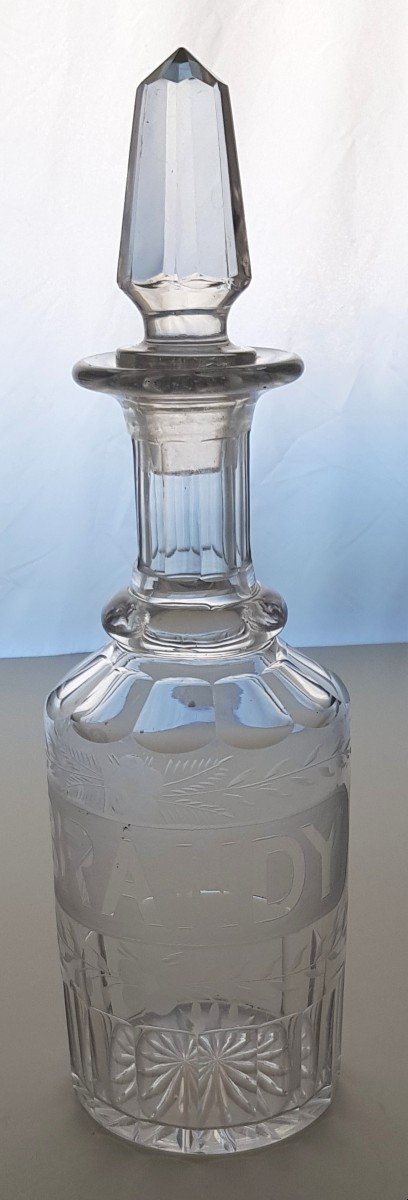 Old Brandy Crystal Liqueur Bottle