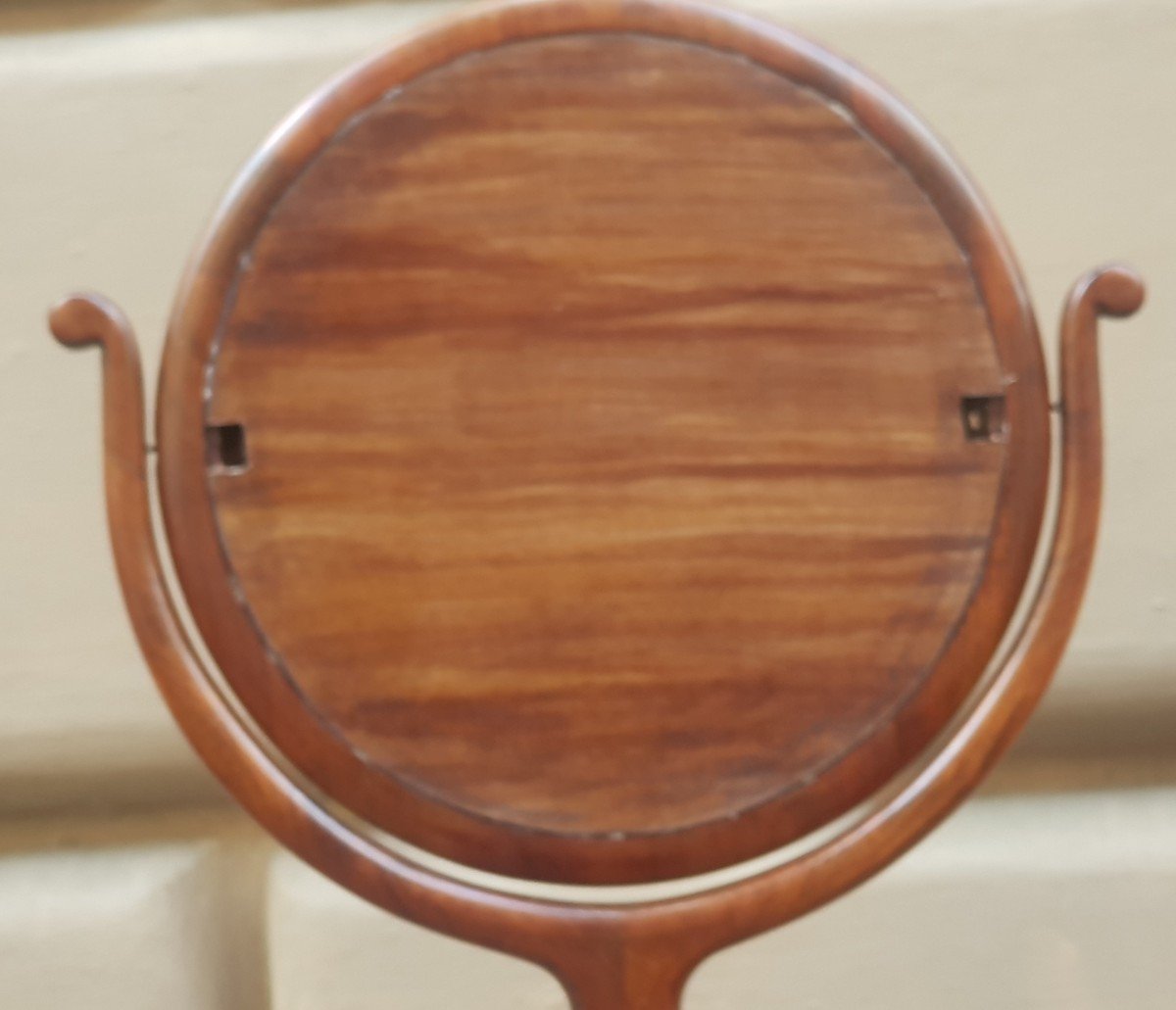 Barber Mirror In Mahogany Early 20th Century-photo-4