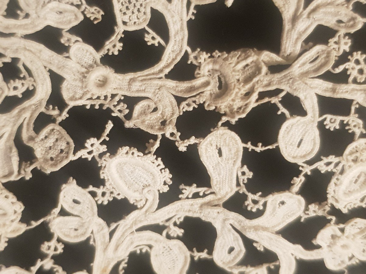 Old Rosaline Lace Collar 18th Century-photo-2