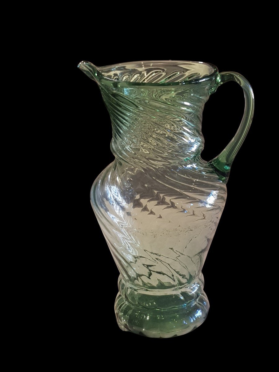 Old Blown Glass Pitcher