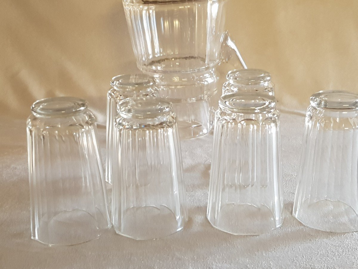 Antique Cut Crystal Drink Service-photo-4