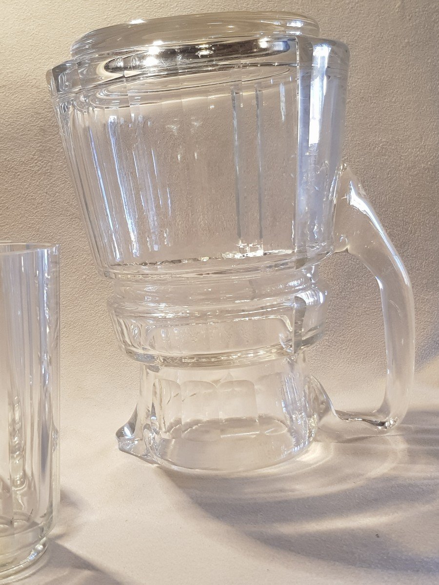 Antique Cut Crystal Drink Service-photo-4