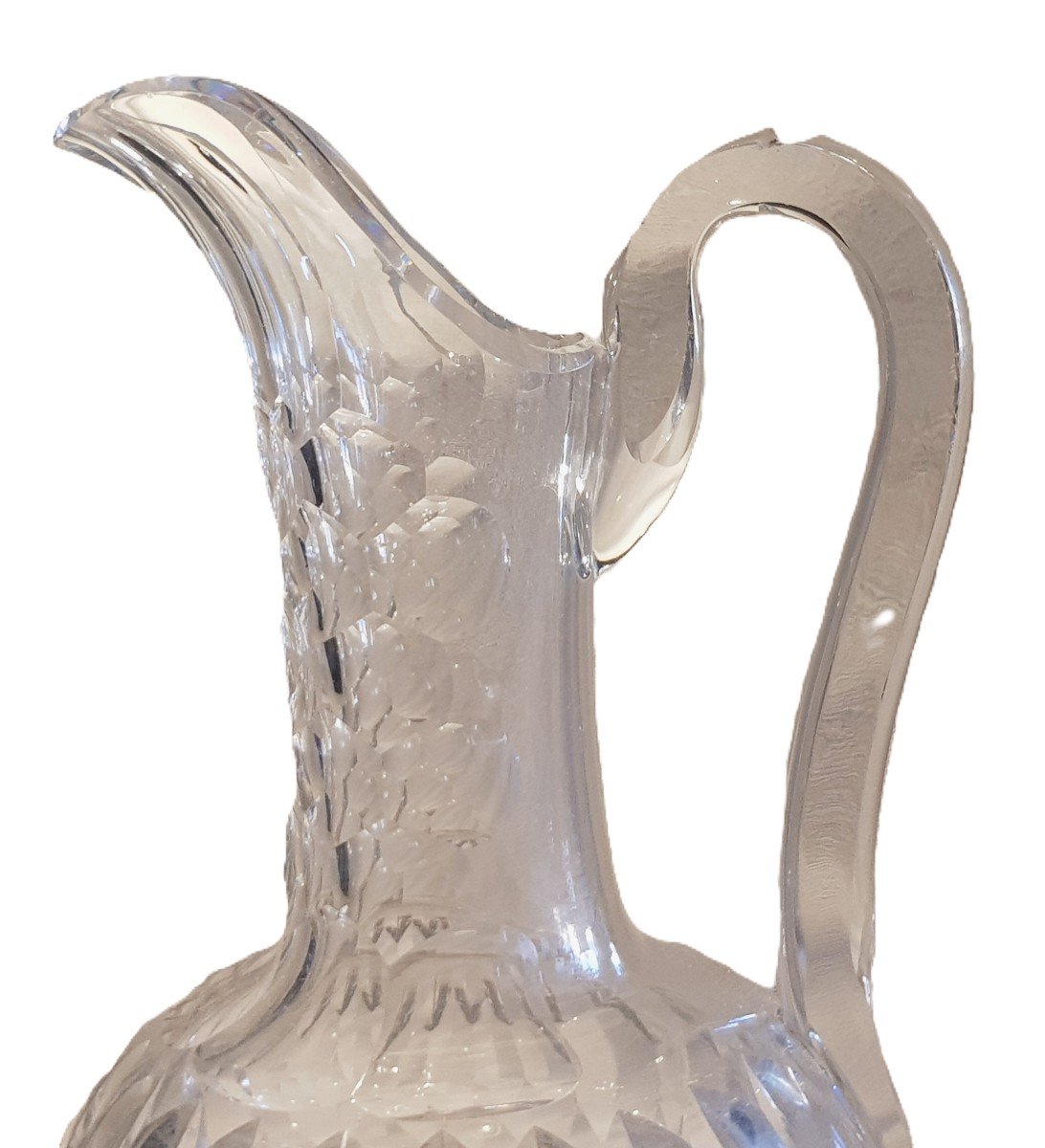 Ancient Cut Crystal Jug-photo-3