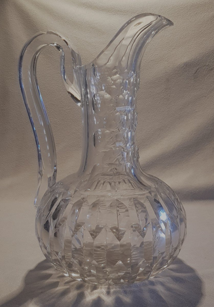 Ancient Cut Crystal Jug-photo-2