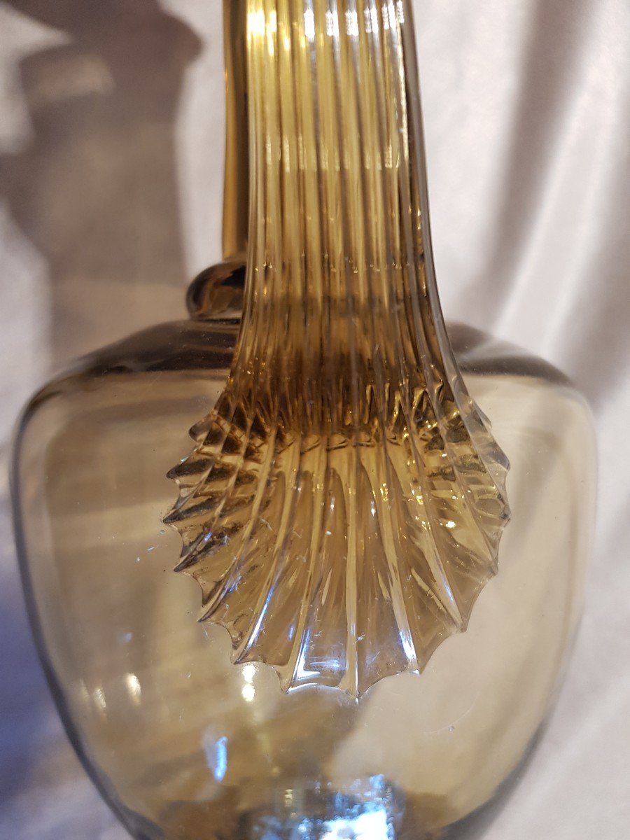 Old Murano Blown Glass Carafe-photo-4