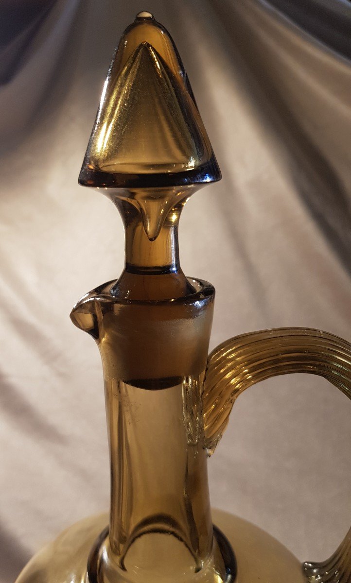 Old Murano Blown Glass Carafe-photo-1