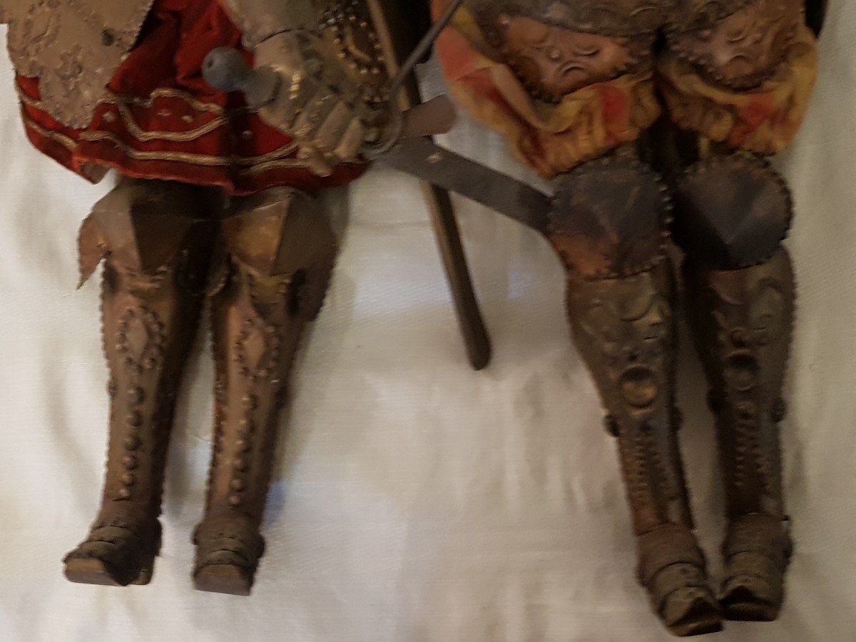 Two Ancient Sicilian Puppets, The Pupi Orlando And The Saracen-photo-3