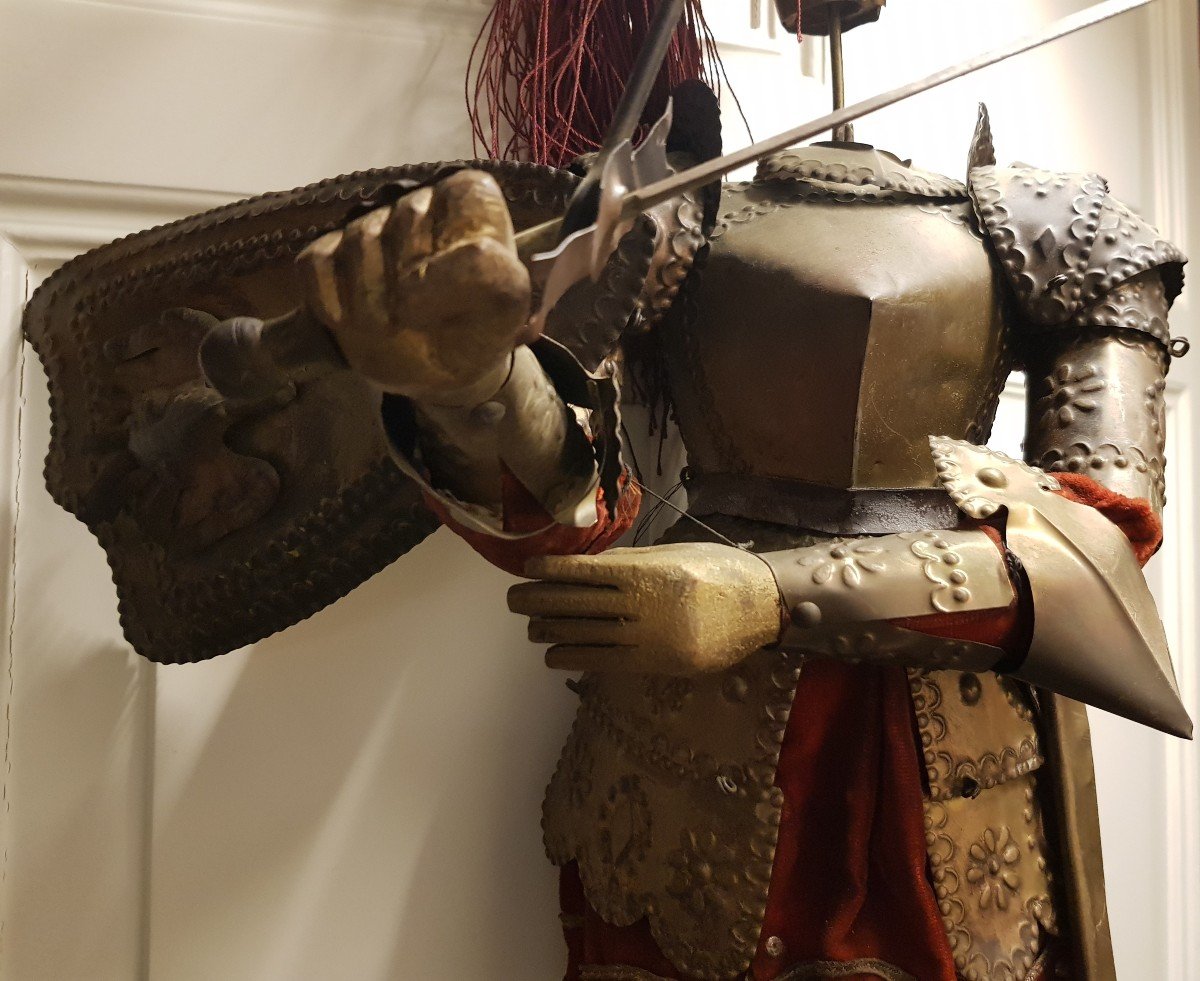 Two Ancient Sicilian Puppets, The Pupi Orlando And The Saracen-photo-4