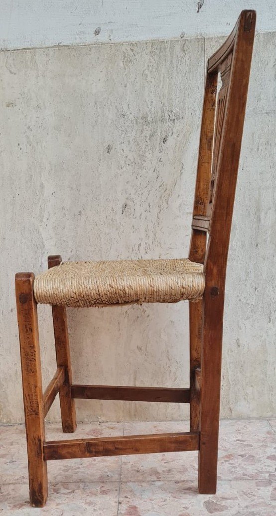 18th Century Antique Rustic Chair-photo-4