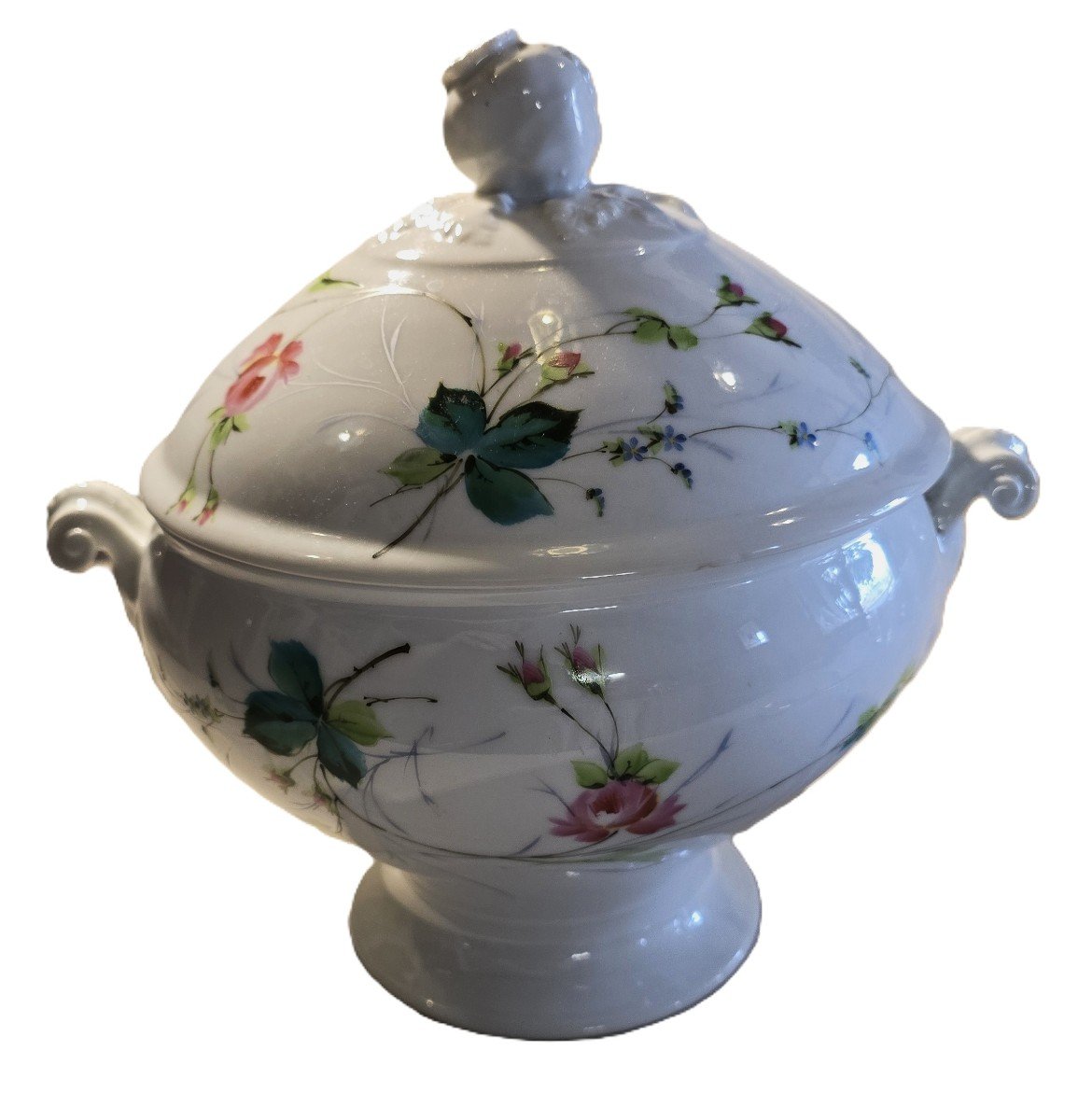 Lot De 20 Pièces De Service En Porcelaine Ginori XIXe Siècle-photo-4