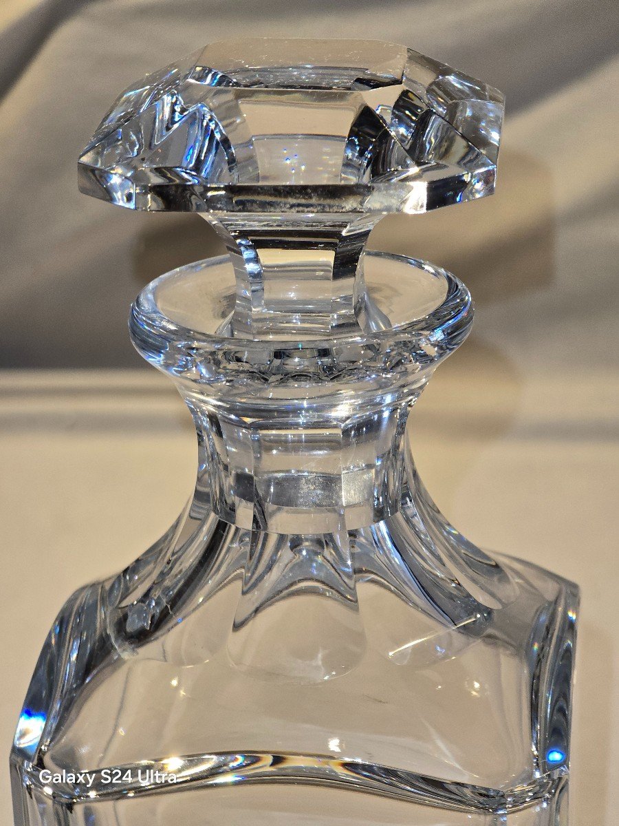 Baccarat Harcourt Crystal Liquor Bottle-photo-2