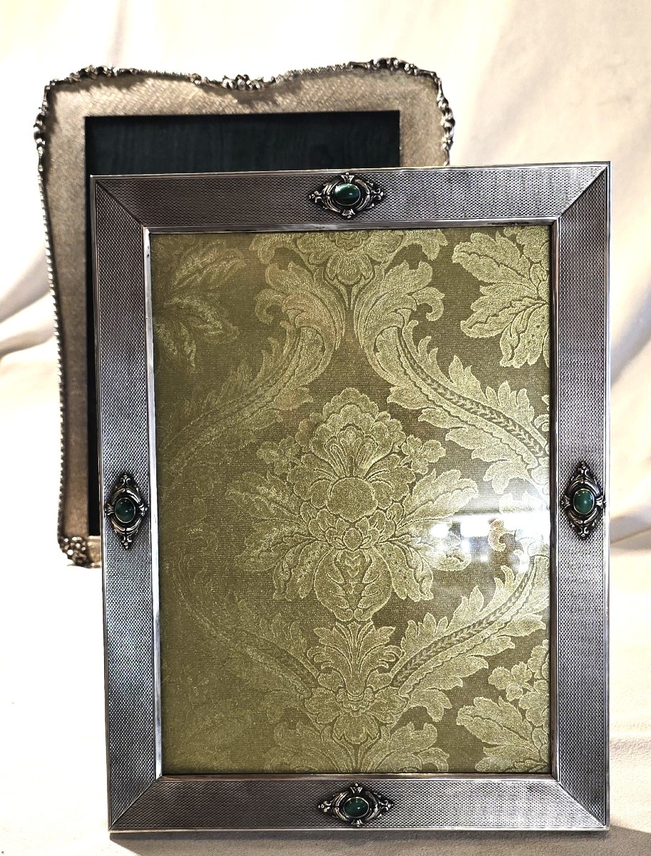 Ancient Silver Photo Frame