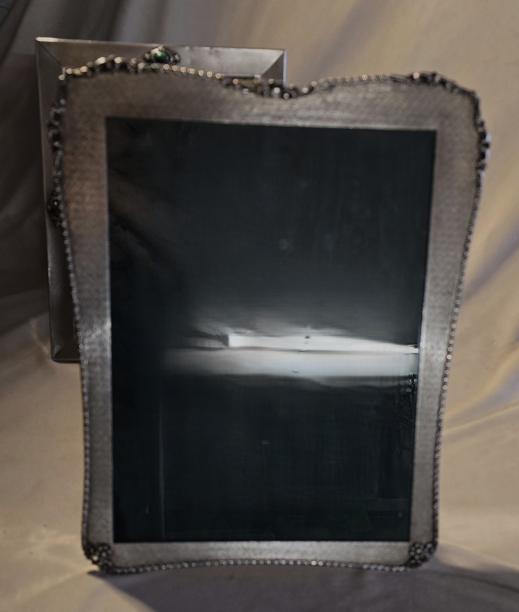 Old Silver Photo Frame