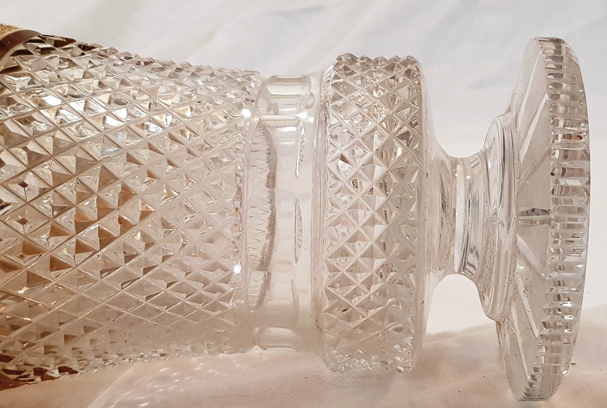 Antique Moser Crystal Vase-photo-2