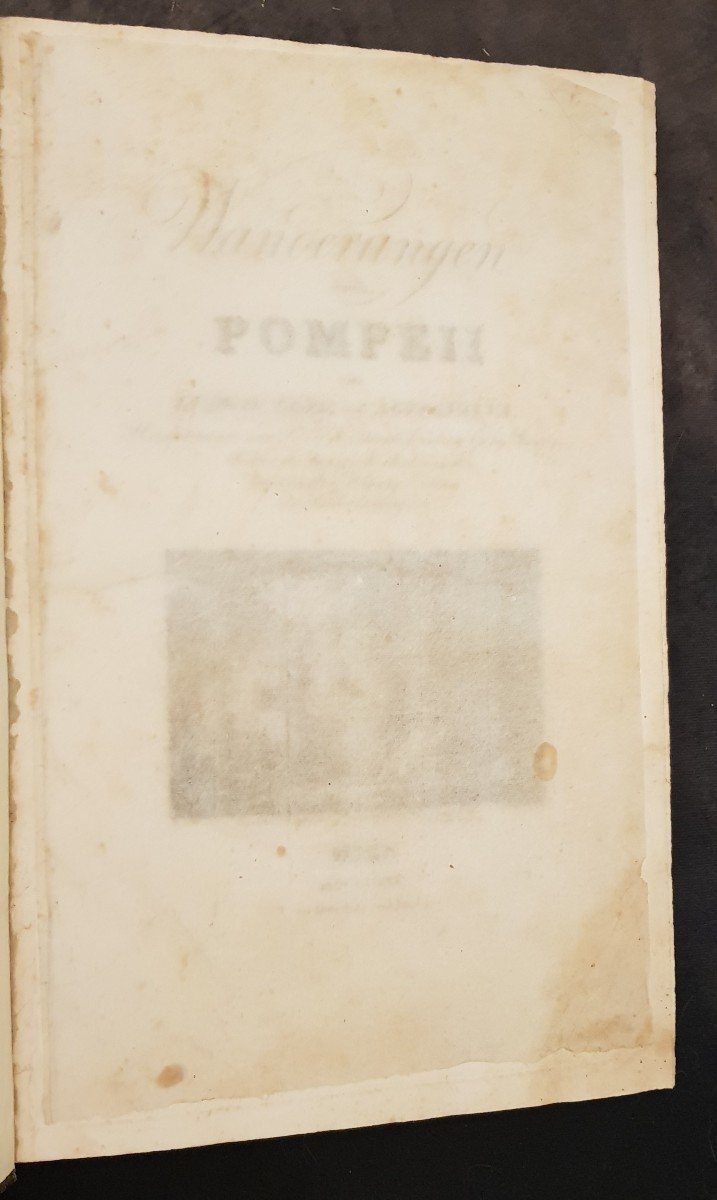 L. Goro Von Agyagfalva -wanderung Durch Pompeii - Wien 1825 - Walks In Pompeii-photo-2