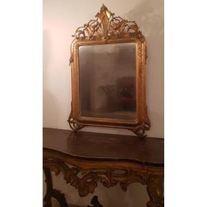 Mirror In Golden Wood Italy XIXs