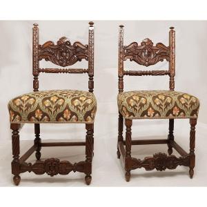 Pair Of Old Fireside Chairs