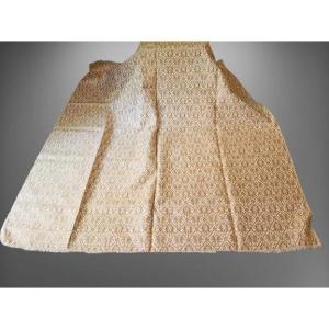 Ancienne Nappe Artisanale Italienne, Ombrie,  Avec 8 Serviettes