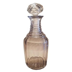 Ancienne Carafe En Cristal Taillé époque Regency