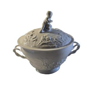 Ancient Nursing Cup In Ginori Porcelain