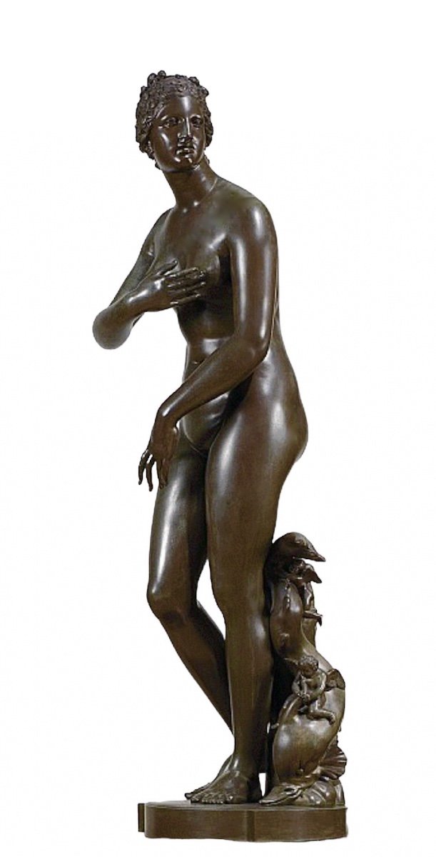 Grande Figure En Bronze De La Vénus Médicis. XIXe Siècle, D’après L’antique. 