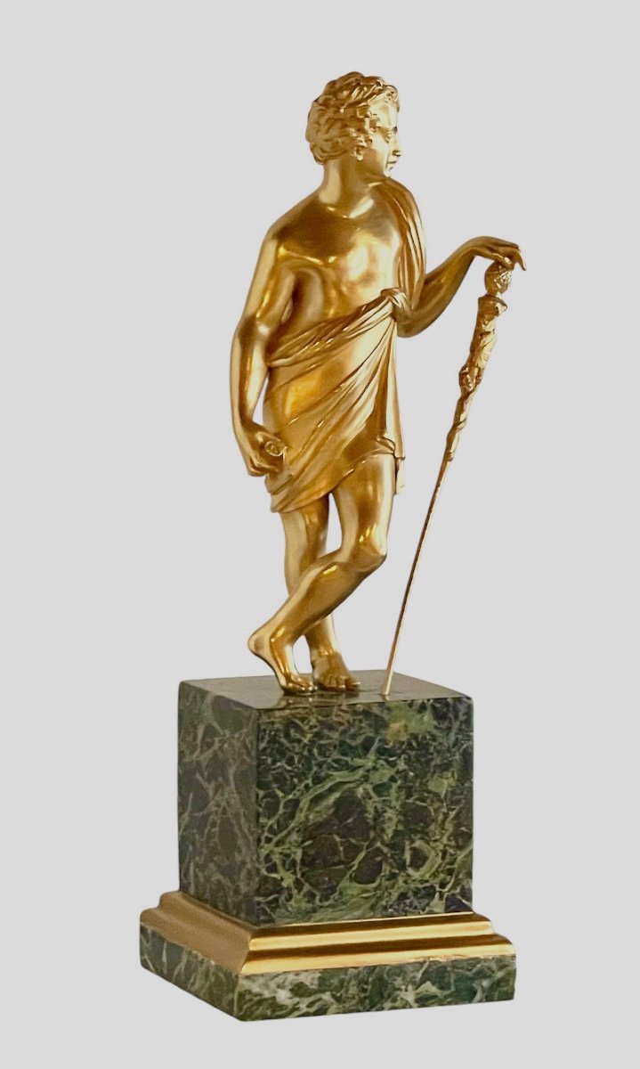 A Gilt-bronze Figure Of Adonis. Early 19th Century. -photo-4