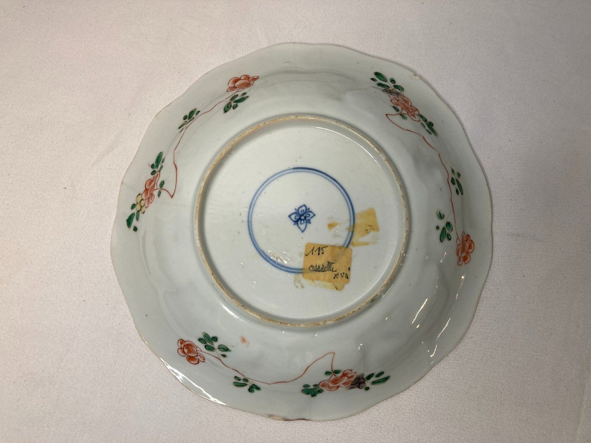 China, Polylobed Porcelain Plate, Kangxi Period, 18th Century-photo-4