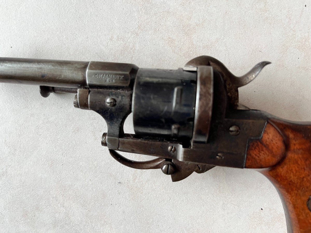 Collection, Lefaucheux Pin Barrel Pistol Belgium 19th Century-photo-2