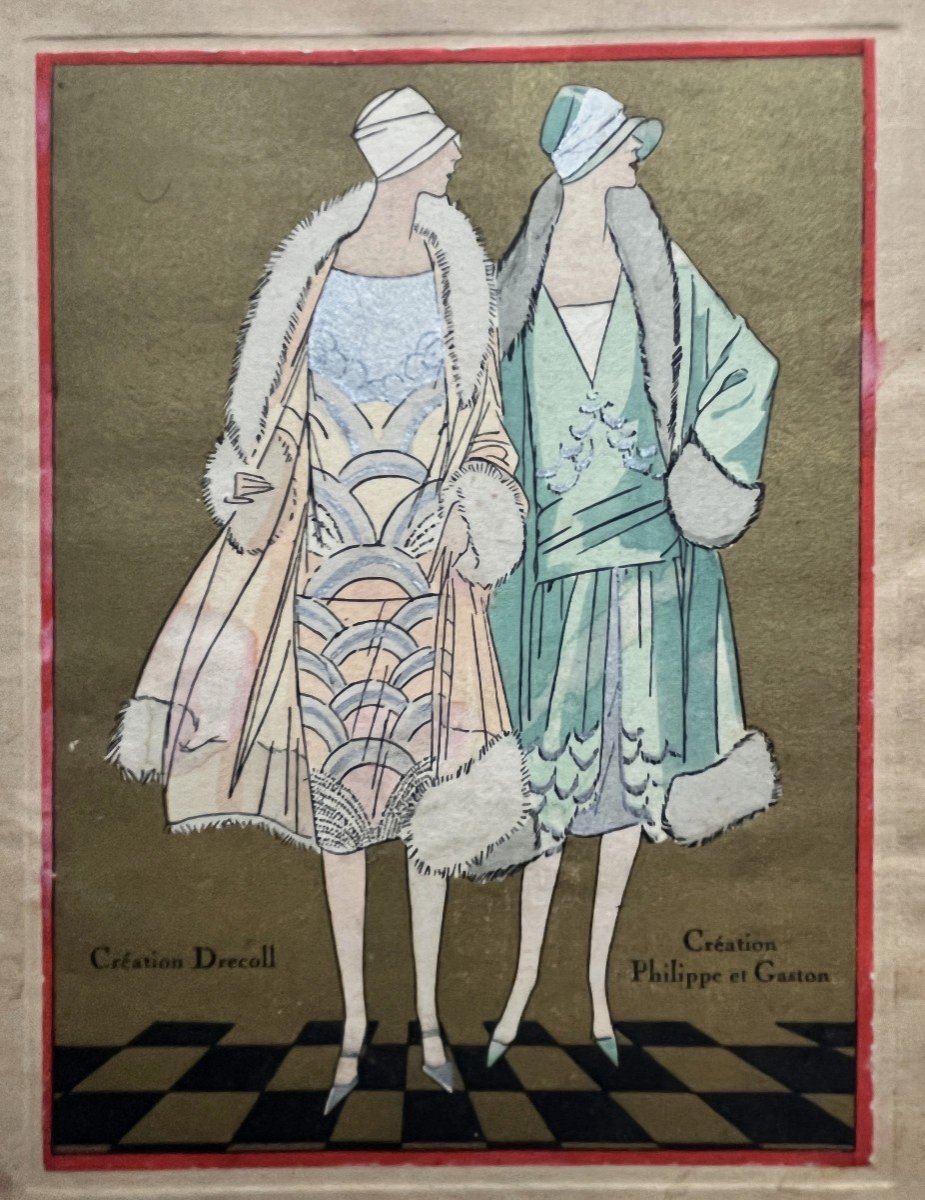 Old Paper, Periodical Art Taste And Beauty (agb) Fashion 1926-photo-2