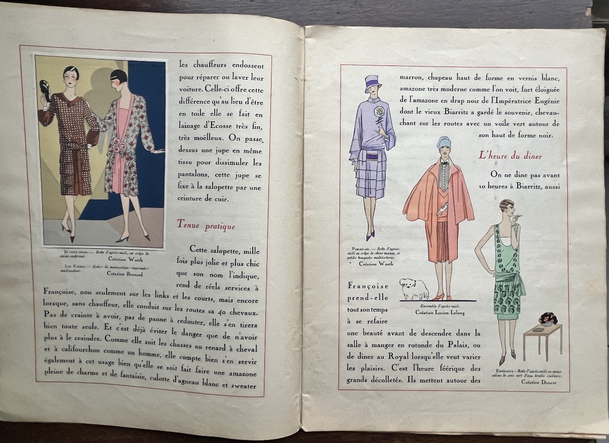 Old Paper, Periodical Art Taste And Beauty (agb) Fashion 1926-photo-3