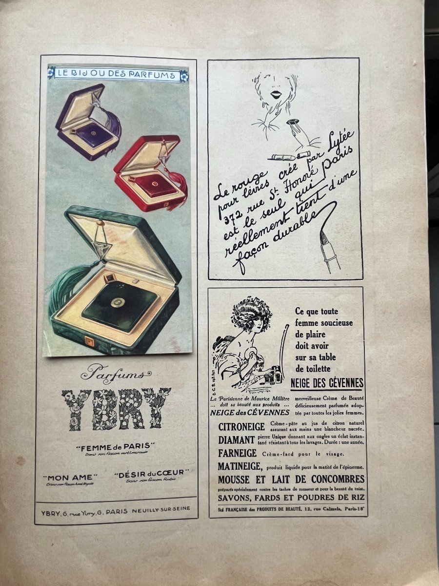 Old Paper, Periodical Art Taste And Beauty (agb) Fashion 1926-photo-5