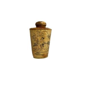 China, Double Snuff Bottle Decorated With Erotic Scenes, Early 20th Century